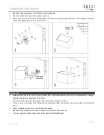 Предварительный просмотр 2 страницы Lucci LEDlux LD-WAL-001-2 Installation Instructions