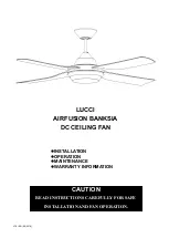 LUCCI AIRFUSION BANKSIA Installation Manual preview