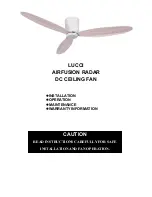 LUCCI AIRFUSION FRASER Installation Instructions Manual preview