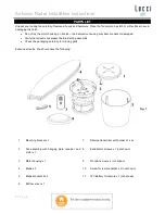 Preview for 4 page of LUCCI AIRFUSION FRASER Installation Instructions Manual