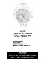 LUCCI AIRFUSION TURBO III Installation Instructions Manual предпросмотр