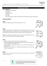 Preview for 4 page of LUCCI AIRFUSION TURBO III Installation Instructions Manual