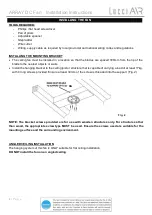 Предварительный просмотр 5 страницы LUCCI ARRAY DC Manual