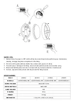 Предварительный просмотр 2 страницы LUCCI LD-EX3083G-BK Installation Instructions