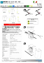 Предварительный просмотр 3 страницы LUCE&LIGHT BROM 1.0 Installation Instructions