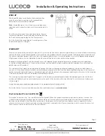 Предварительный просмотр 2 страницы luceco Mosi series Installation & Operating Instructions