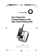 Lucent Technologies 9125 User Manual preview