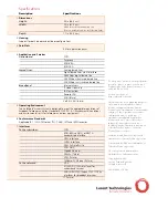 Preview for 2 page of Lucent Technologies AnyMedia 4300 Specifications