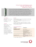 Lucent Technologies ATM Module 8-Port DS3/E3 Specifications preview