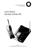 Lucent Technologies Business Cordless 901 User Manual preview