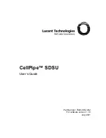 Lucent Technologies CellPipe SDSU User Manual предпросмотр