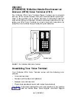 Предварительный просмотр 2 страницы Lucent Technologies CIB 3023 Manual