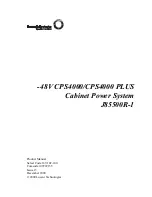 Lucent Technologies CPS4000 Product Manual предпросмотр