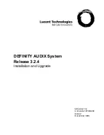 Lucent Technologies Definity Audix System Installation And Upgrade предпросмотр