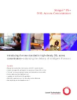 Предварительный просмотр 1 страницы Lucent Technologies DSL Access Concentrator Stinger FS+ Brochure