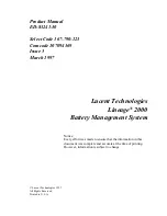 Предварительный просмотр 1 страницы Lucent Technologies ED-83241-30 Product Manual