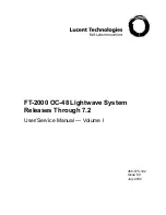 Предварительный просмотр 1 страницы Lucent Technologies FT-2000 OC-48 User & Service Manual