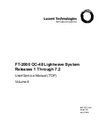 Предварительный просмотр 911 страницы Lucent Technologies FT-2000 OC-48 User & Service Manual