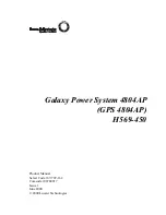 Предварительный просмотр 1 страницы Lucent Technologies Galaxy 4804AP Product Manual