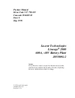 Предварительный просмотр 3 страницы Lucent Technologies J85500G-2 Product Manual