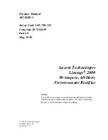 Preview for 3 page of Lucent Technologies Lineage 2000 J85502B-1 Product Manual