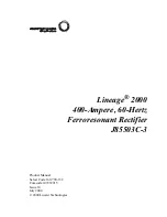 Lucent Technologies Lineage 2000 J85503C-3 Product Manual preview