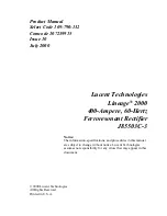 Предварительный просмотр 3 страницы Lucent Technologies Lineage 2000 J85503C-3 Product Manual