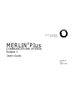 Lucent Technologies Merlin Communications System User Manual предпросмотр