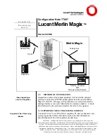 Предварительный просмотр 1 страницы Lucent Technologies Merlin Magix Configuration Note