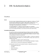 Preview for 43 page of Lucent Technologies Metropolis ADM Safety Manual