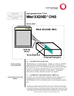 Lucent Technologies Mitel SX200D Series Manual preview