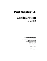 Предварительный просмотр 1 страницы Lucent Technologies PortMaster 4 Configuration Manual