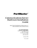 Предварительный просмотр 1 страницы Lucent Technologies PortMaster PM-2 Hardware Installation Manual