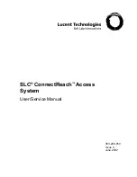 Lucent Technologies SLC ConnectReach User & Service Manual предпросмотр