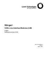 Предварительный просмотр 1 страницы Lucent Technologies STGR-LIM-VD-24 Manual