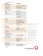 Предварительный просмотр 2 страницы Lucent Technologies Stinger MS+DSL Specifications