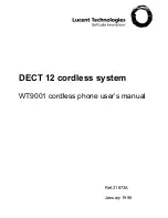 Предварительный просмотр 1 страницы Lucent Technologies WT9001 User Manual