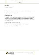 Preview for 4 page of Luceo Technologies PARALLEX SYSTEM X-BERT Series User Manual