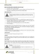 Preview for 10 page of Luceo Technologies PARALLEX SYSTEM X-BERT Series User Manual