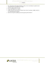 Preview for 12 page of Luceo Technologies PARALLEX SYSTEM X-BERT Series User Manual