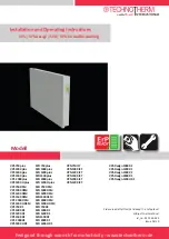 LUCHT LHZ TECHNOTHERM SPH 1000 DSM Installation And Operating Instructions Manual предпросмотр