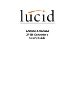 Lucid AD9624 User Manual предпросмотр