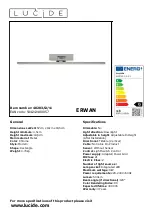 Предварительный просмотр 2 страницы LUCIDE 48203/12/11 Installation Manual