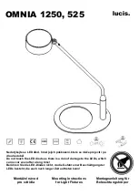 Preview for 1 page of LUCIS OMNIA 1250 Mounting Instructions