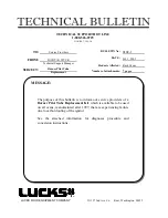 Предварительный просмотр 1 страницы Lucks 115517 Technical Bulletin