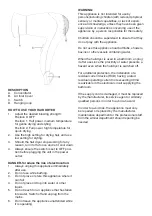 Preview for 2 page of Lucky Lifestyle COMPACT 1200W HDRC12DA Quick Start Manual