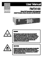 Lucoro Broadcast FMTX100 User Manual preview