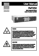 Lucoro Broadcast FMTX50 User Manual preview