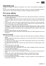 Preview for 14 page of LUCTRA LINEAR TABLE Instructions Manual