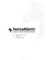 Luda Elektronik horseAlarm User Manual предпросмотр